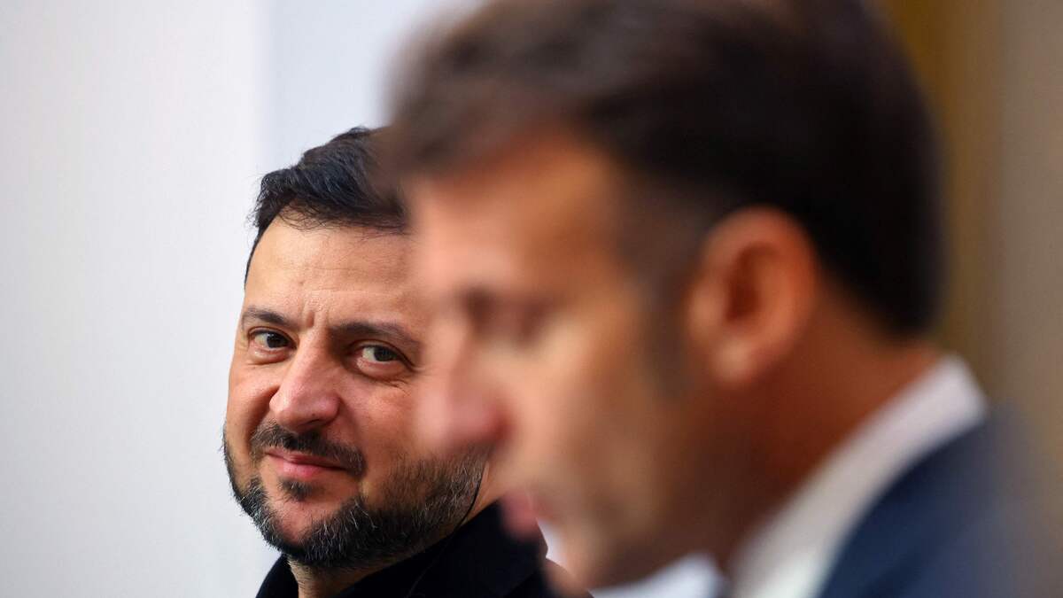 Der ukrainische Präsident Wolodymyr Selenskyj ist seit Februar 2022 zum neunten Mal in Frankreich zu Besuch.