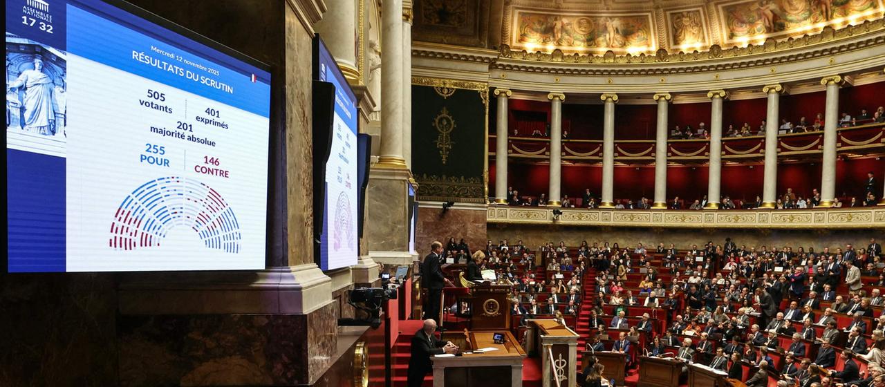 Abstimmung in der Nationalversammlung | AFP Abstimmung in der Nationalversammlung