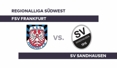 FSV Frankfurt - SV Sandhausen: Sandhausen startet bei Frankfurt in die Rückrunde - Regionalliga Südwest