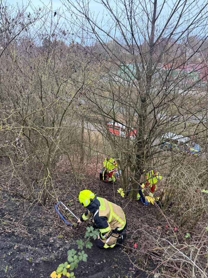 FW-GE: Rettungseinsatz auf der Halde Rungenberg