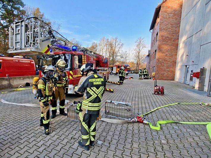 FW Voerde: Feuerwehren aus Hamminkeln, Hünxe und Voerde trainieren gemeinsam in Münster