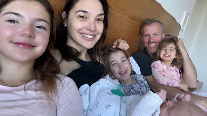 Gal Gadot mit ihrer Familie