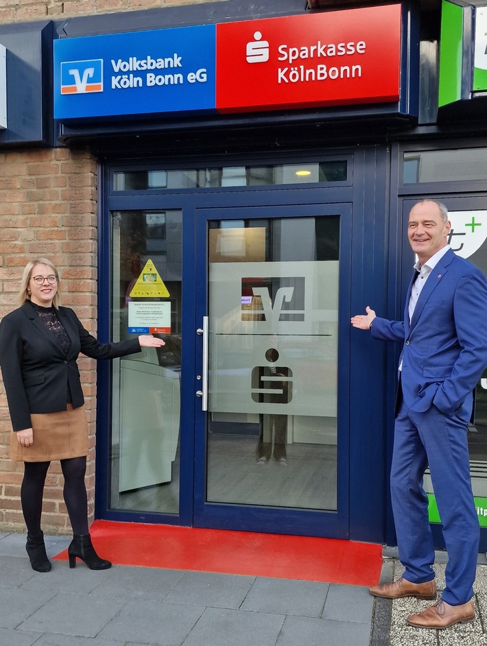 Gemeinsame SB-Stellen: Sparkasse KölnBonn kooperiert mit der Volksbank Köln Bonn