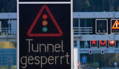 Tunnelsperrung Messetunnel bei Rheinstetten verlängert sich um eine Woche
