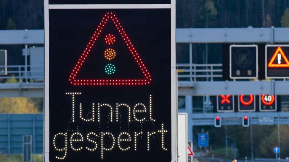 Tunnelsperrung Messetunnel bei Rheinstetten verlängert sich um eine Woche
