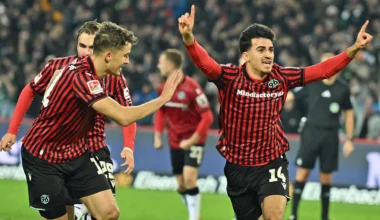 Hannover 96 schlägt den KSC klar - und springt auf Rang drei