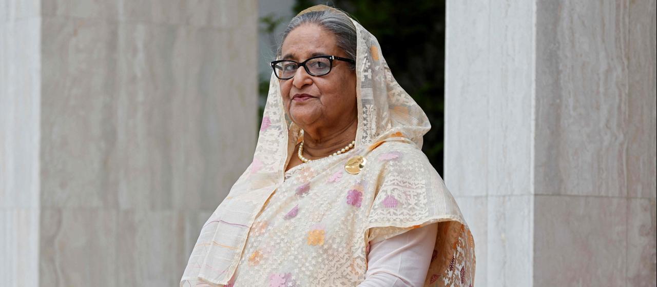 Sheikh Hasina im September 2023