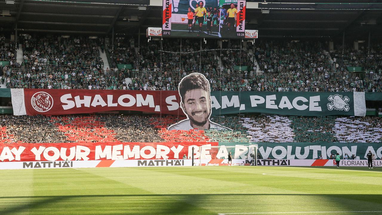 Werder Fans trauern um Hersh Goldberg-Polin.