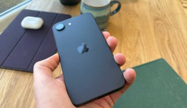 iPhone 16e review: Rear view