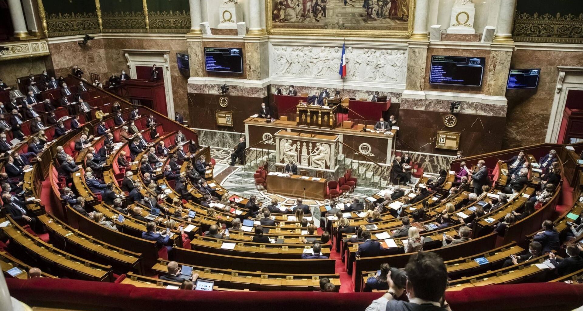 Das französische Parlament in Paris