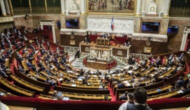 Das französische Parlament in Paris