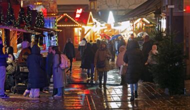 Warnung zum Weihnachtsmarkt Essen-Steele - Besucher merken es vor Ort