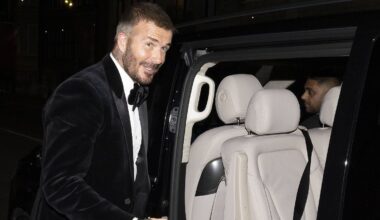 Auf Rittertitel stolz wie Bolle: David Beckham feiert bis tief in die Nacht