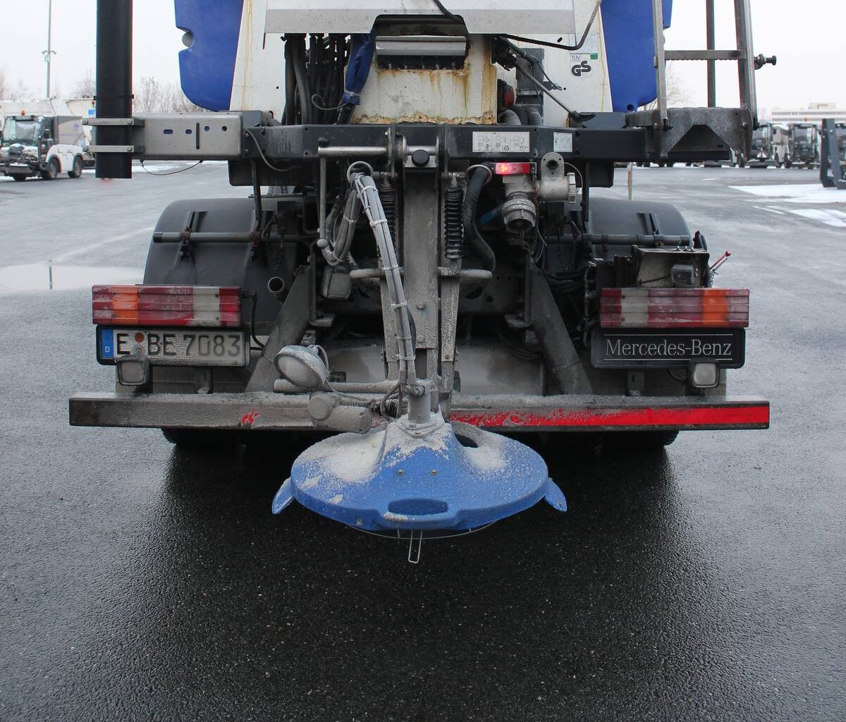 Panne in Essen - Streuwagen verschmutzt Autos