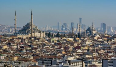 Stadtansicht Istanbul mit Minaretten