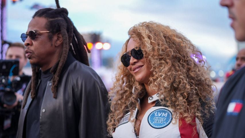 Jay-Z und Beyoncé auf einem Pressefoto vom Las Vegas Grand Prix im November 2025