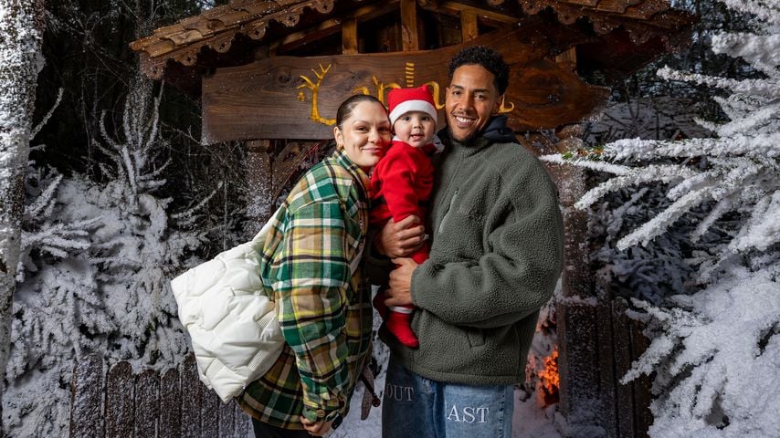 Jessie J, Chanan Colman und ihr Sohn Sky Colman im Dezember 2023
