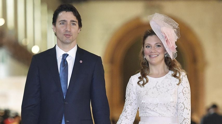 Der kanadische Premierminister Justin Trudeau mit seiner Frau Sophie