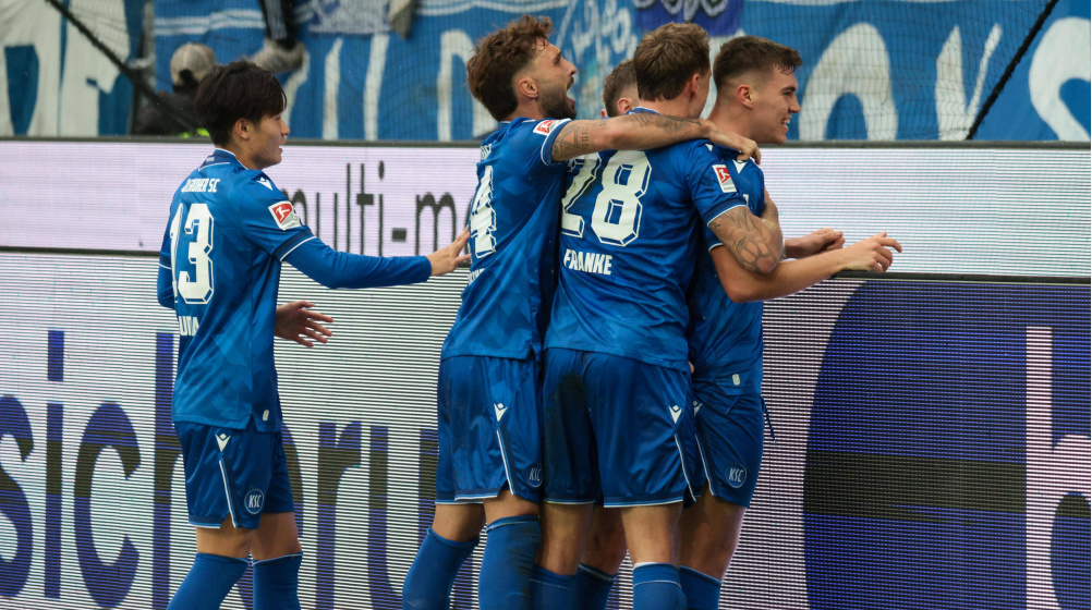 KSC dreht Partie gegen Schalke – Hertha BSC siegt im Hochrisiko-Spiel gegen Dresden