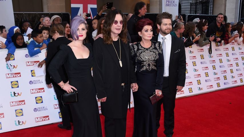 Kelly, Ozzy, Sharon und Jack Osbourne im September 2015 in London