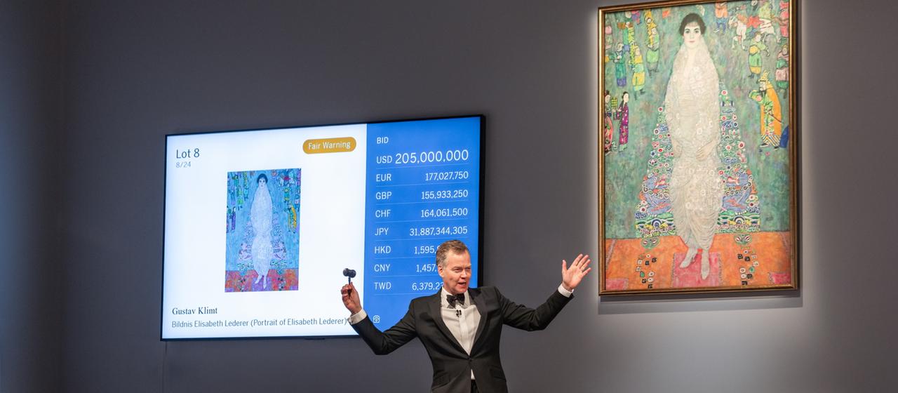 Versteigerung eines Klimt-Gemäldes 