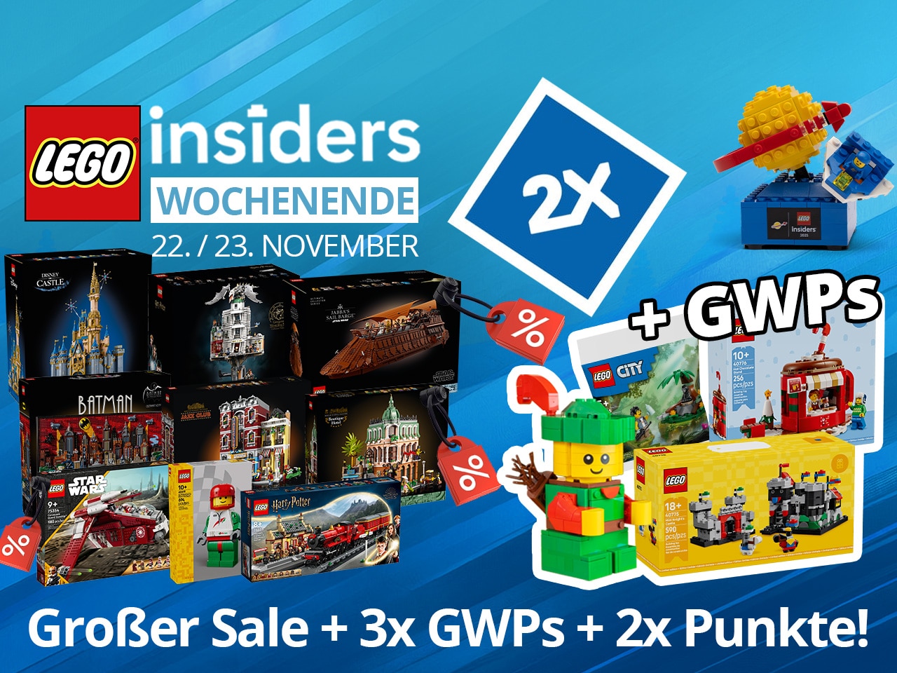 LEGO Insiders-Wochenende 2025: Alle Aktionen gestartet!