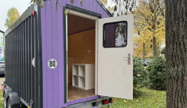 Mobile Wohnbox hilft Wohnungslosen durch den Winter
