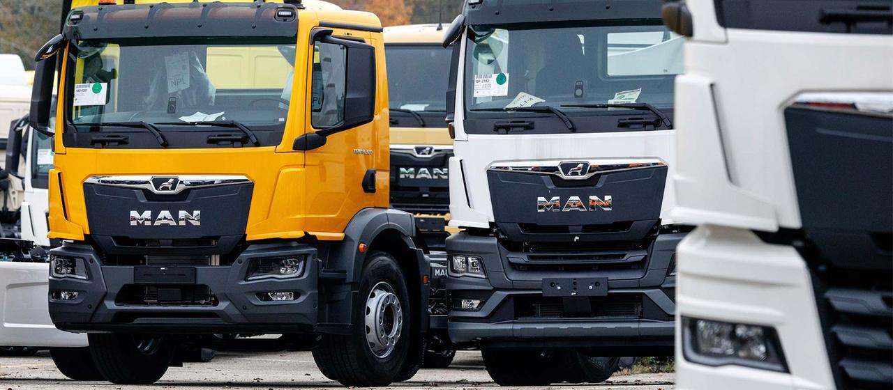 LKWs von MAN.