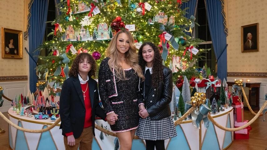 Mariah Carey mit ihren Zwillingen Monroe und Moroccan