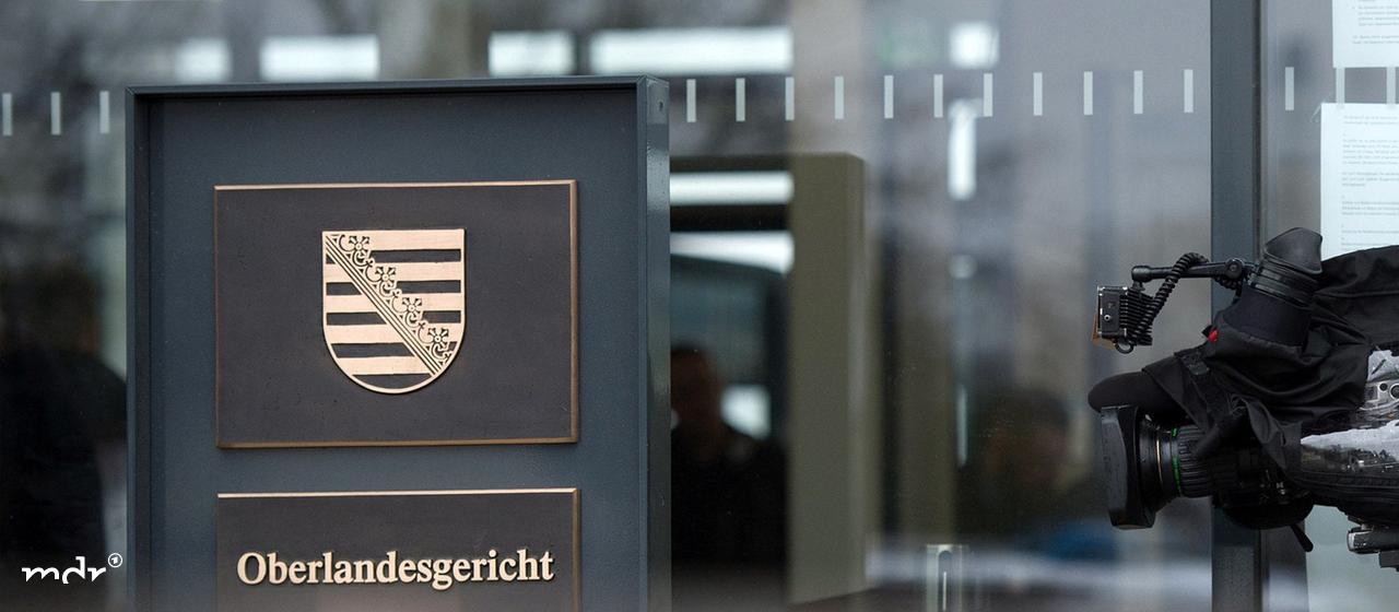 Am Oberlandesgericht in Dresden beginnt am Donnerstag der Prozess gegen eine mutmaßliche NSU-Unterstützerin. (Archivbild) | picture alliance / Arno Burgi/dpa-Zentralbild/dpa | Arno Burgi Gerichtsgebäude des Oberlandesgerichts (OLG) in Dresden.