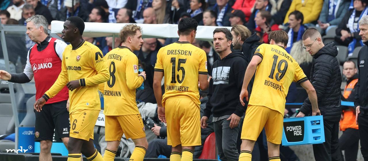 Trainer Thomas Stamm (Dynamo Dresden) | IMAGO / Nordphoto Trainer Thomas Stamm (Dynamo Dresden)