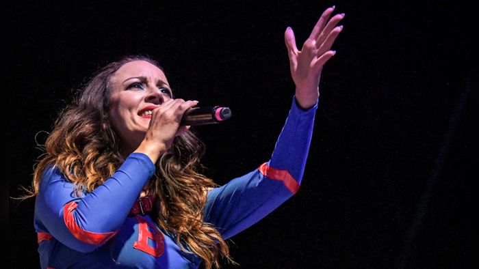 In Mannheim: Krasse Stimmung: Jasmin Wagner feiert letzten Blümchen-Auftritt