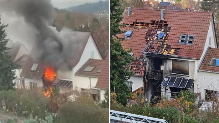 Brand in Stuttgart-Hedelfingen: „Ihr müsst raus!“ – Nachbarin berichtet von Explosion vor dem Feuer