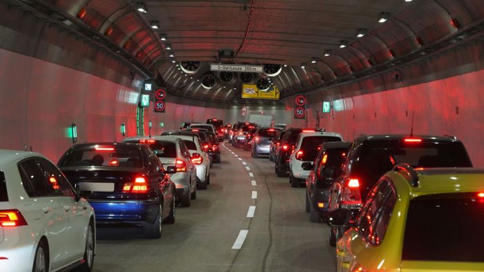 Verkehr in Stuttgart: Rosensteintunnel vier Nächte lang gesperrt