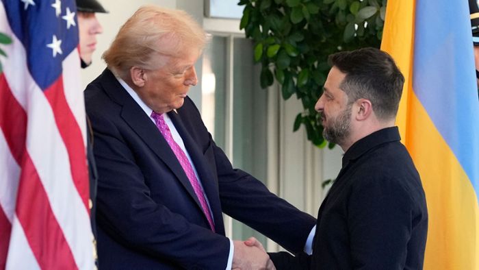 Krieg in der Ukraine: US-Delegation stellt Selenskyj Friedensplan vor