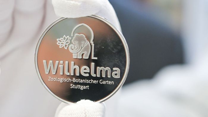 Wilhelma in Stuttgart: Erste Gedenkmedaille seit 50 Jahren: Dieser Wilhelma-Liebling ist das Motiv