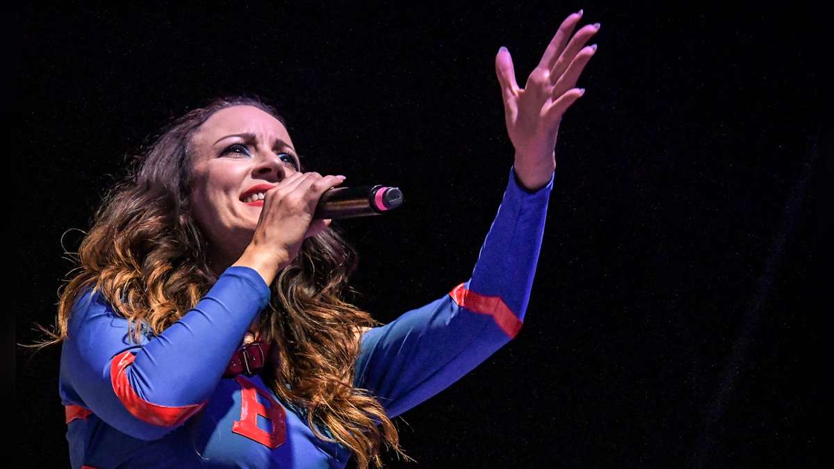 In Mannheim: Krasse Stimmung: Jasmin Wagner feiert letzten Blümchen-Auftritt