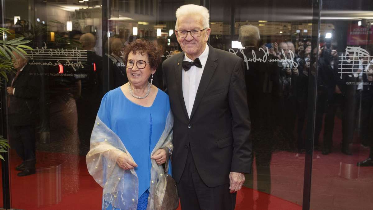 63. Landespresseball in Stuttgart: Kretschmann krank: Letzter Walzer bleibt dem Regierungschef verwehrt