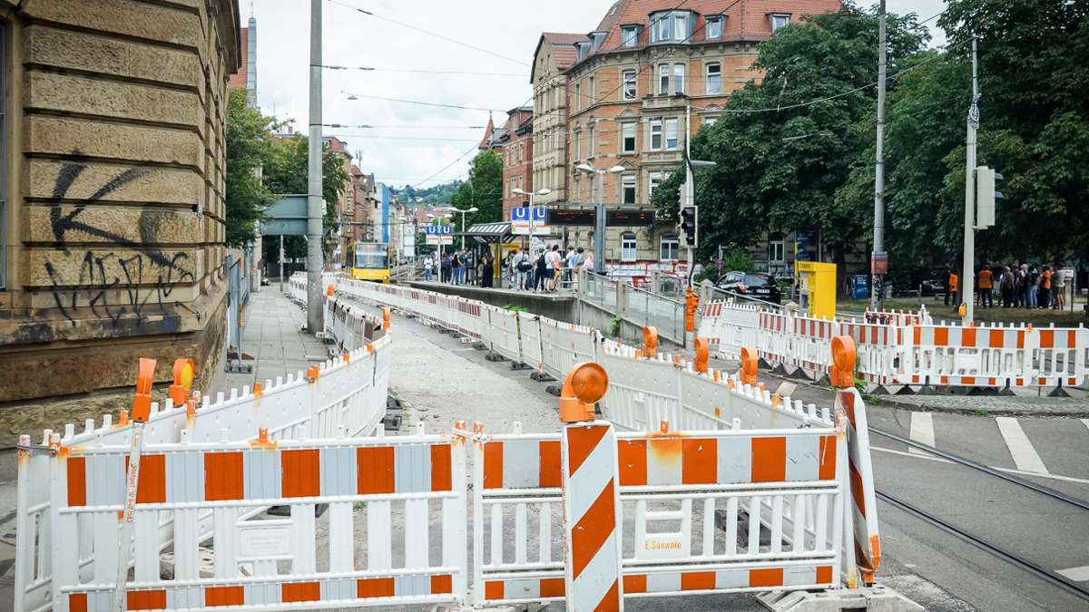 Stadbahnausbau Stuttgart: Größerer Aufwand auf SSB-Baustelle im Süden