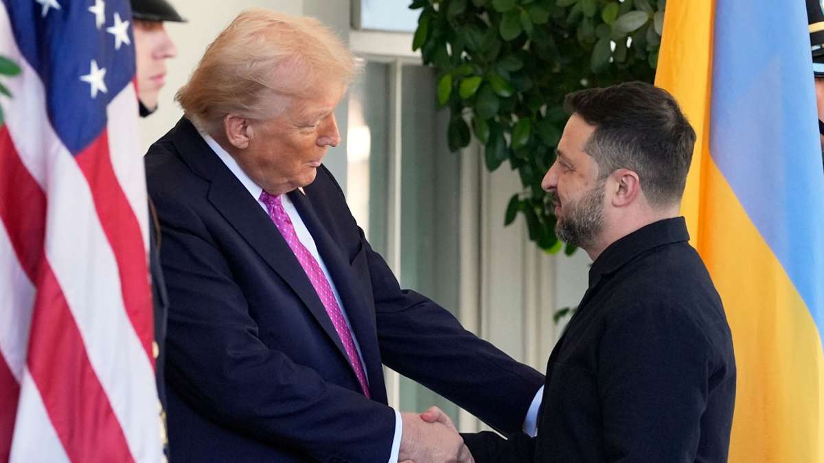 Krieg in der Ukraine: US-Delegation stellt Selenskyj Friedensplan vor