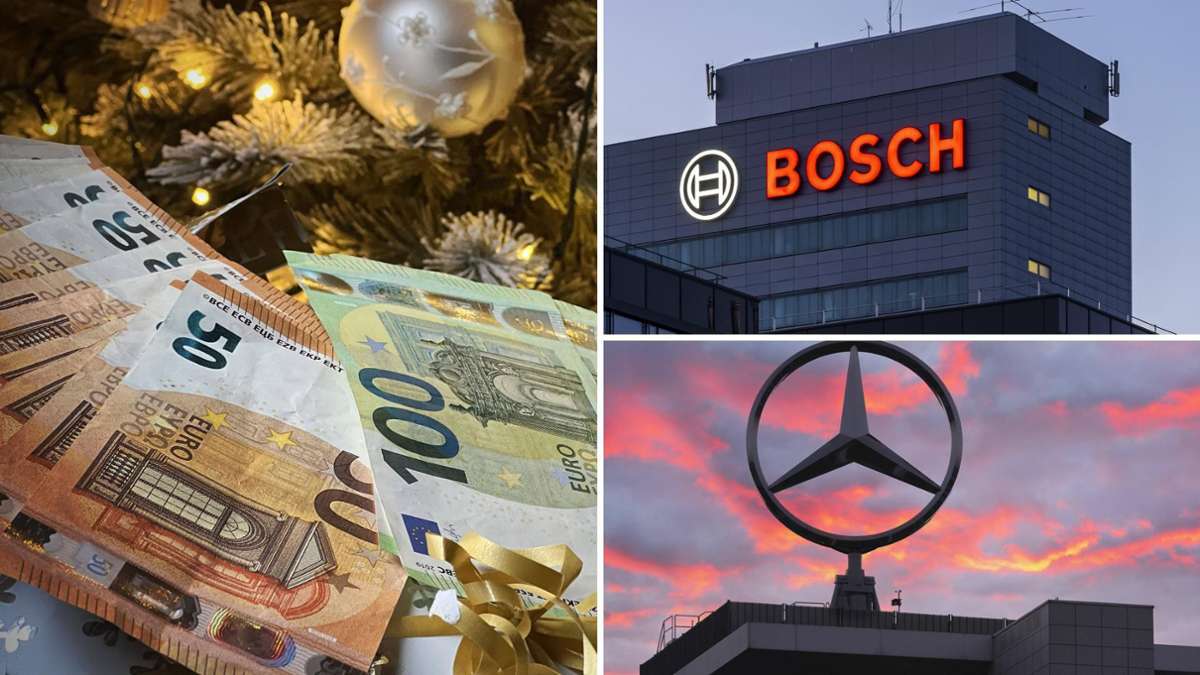 Unternehmen in der Region Stuttgart: So viel Weihnachtsgeld zahlen Bosch, Mercedes, Stihl und Co.