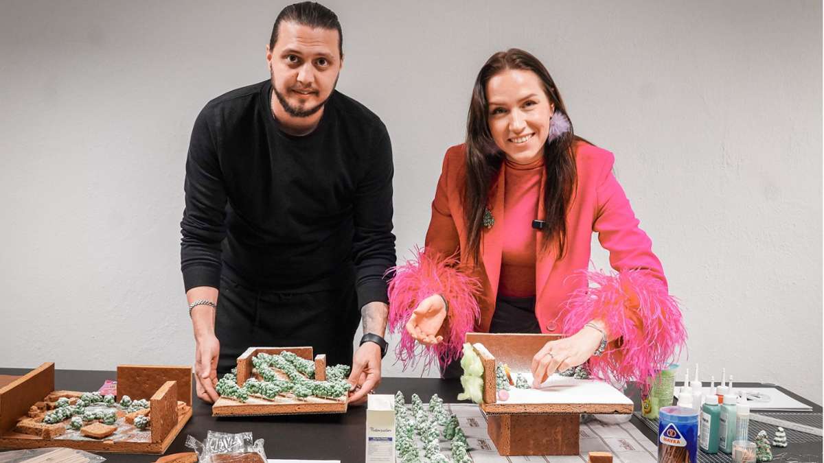 Stuttgarter Architekten als Bäcker: Baue, baue Lebkuchenhaus: Eisbonbons und Haarspray machen’s aus