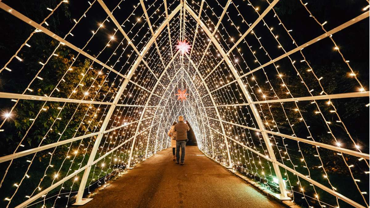 Christmas Garden in Stuttgart: Die Wilhelma leuchtet wieder