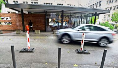 Autoposer in Stuttgart: Bereich zwischen Tatti und Hotel Emilu wird für den Verkehr gesperrt