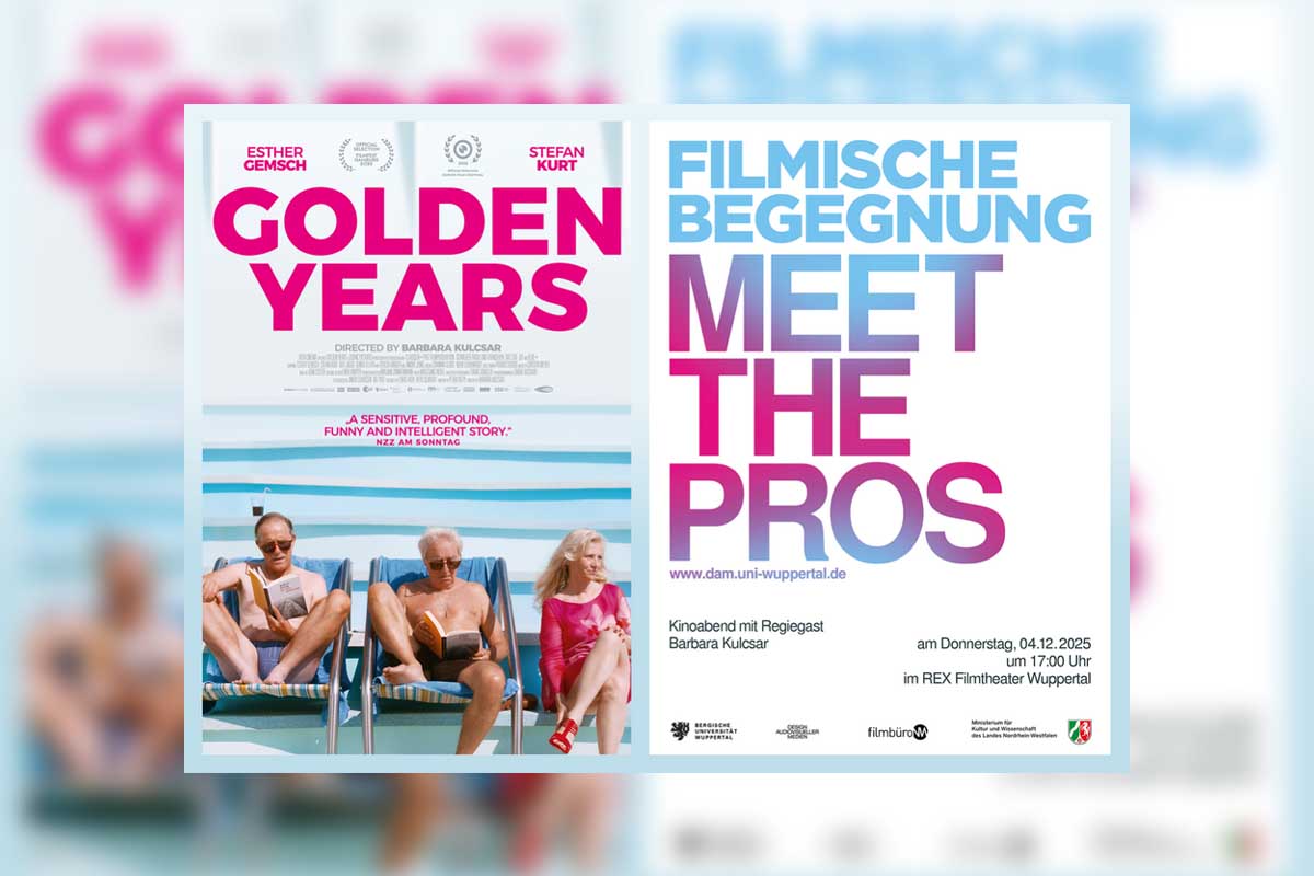 „Die goldenen Jahre“: MEET THE PROS lädt ein zum Filmabend & Gespräch mit Regisseurin Barbara Kulcsar - blickfeld