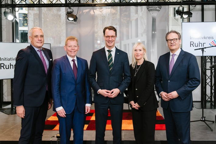 Ministerpräsident Hendrik Wüst zu Gast beim Wirtschaftsbündnis Initiativkreis Ruhr