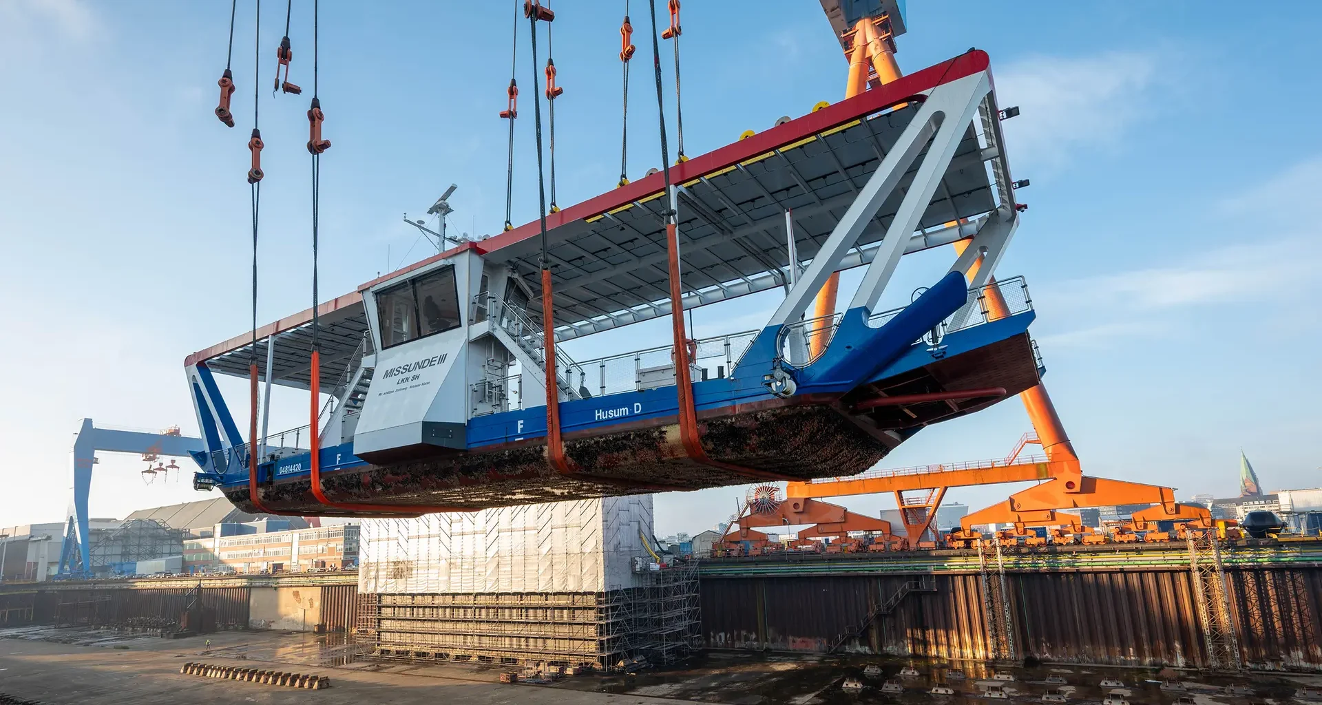 Werft in Kiel rüstet Missunde III nach