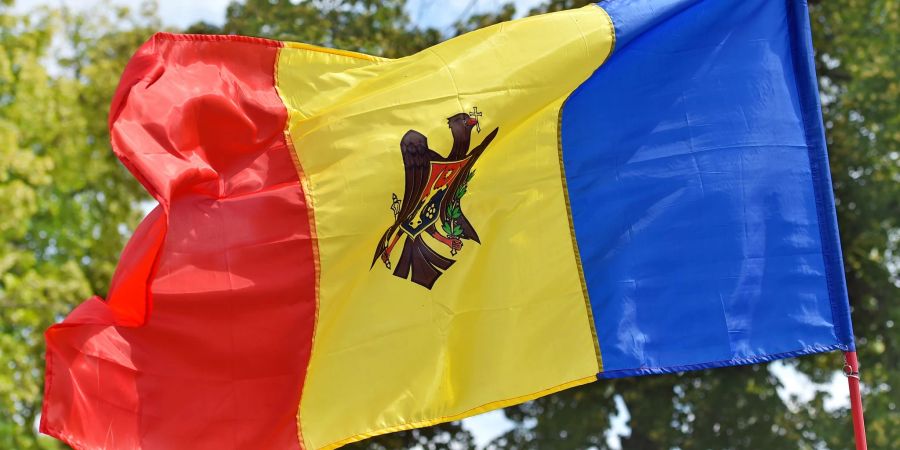 Moldau Flagge