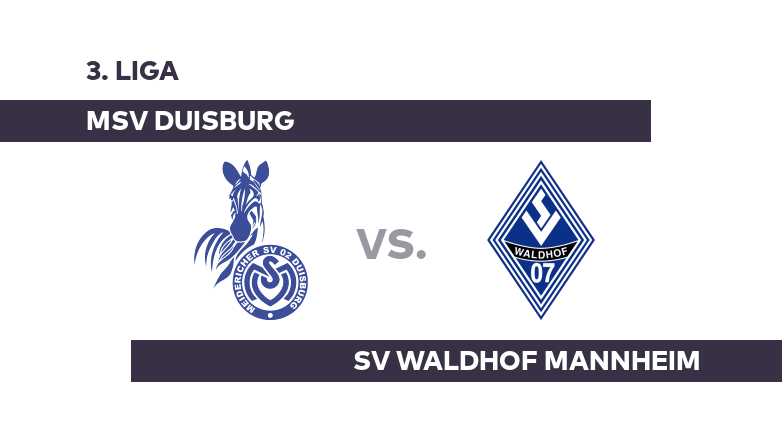 MSV Duisburg - SV Waldhof Mannheim: Duisburg will Trendwende einleiten - 3. Liga