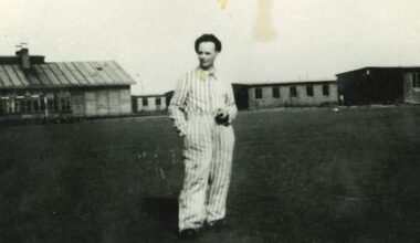 Unbekannter französischer Häftling, Aufnahme vom 28. April 1945.